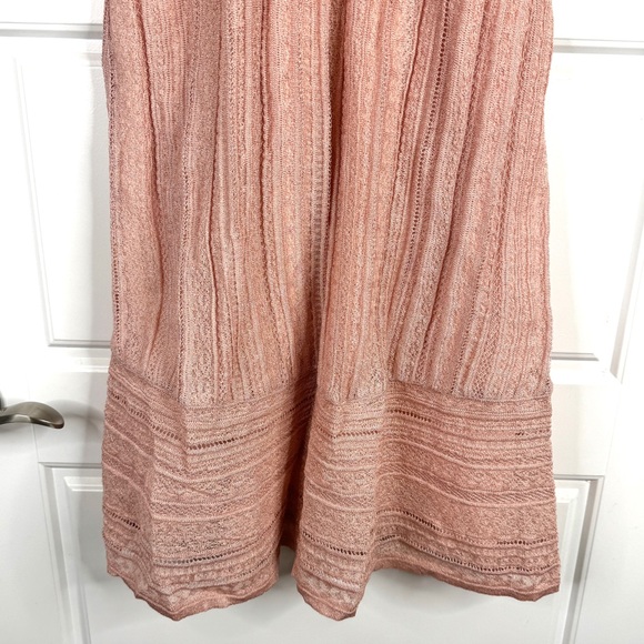 MISSONI A Line Woven Dress NEW Size 42 Blush PInk - Picture 9 of 16